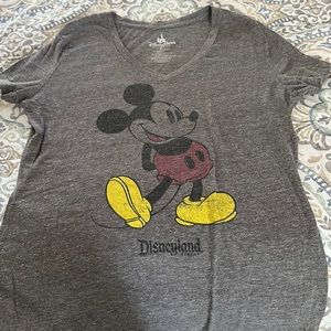 Gray size L Mickey Mouse Tee!  So cute!  Disney Parks authentic original!